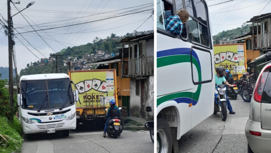 Esperan arreglo de la cancha en una vereda y control vehicular en un barrio de Manizales 