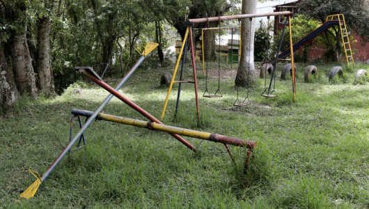 Obra en parque infantil del barrio Fundadores de Salamina (Caldas) divide a vecinos 
