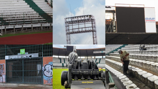 El estadio Palogrande está cada día en peores condiciones por falta de cuidado e inversión