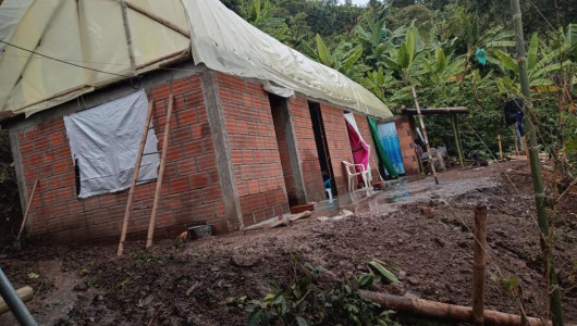 En menos de un año ha estado afectada dos veces por invierno en vereda de Anserma (Caldas)