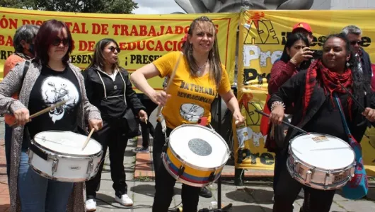 Paro nacional: Maestros marchan por la salud  