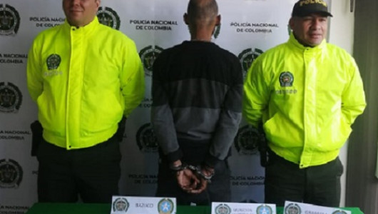 Capturan a un hombre en Villamaría por tráfico de estupefacientes y porte ilegal de armas