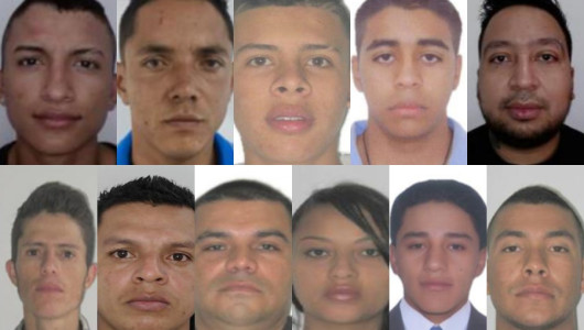 Ellos conforman el listado de los más buscados en Caldas