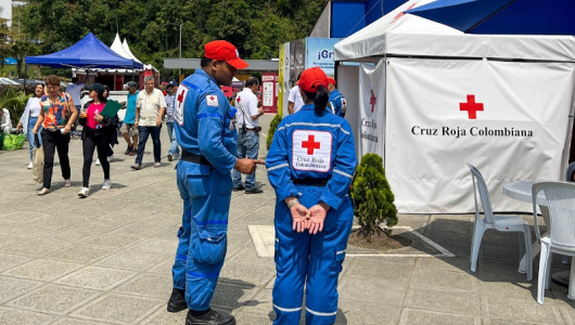 La Cruz Roja, siempre lista en la Feria de Manizales