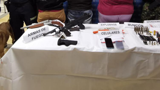 Supía: Tenían hasta una mini-uzi para la venta