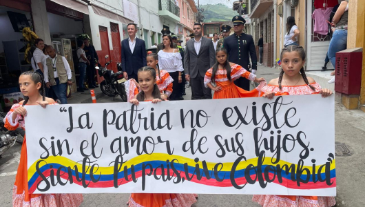 Cuatro municipios caldenses también adelantaron el desfile del 20 de julio