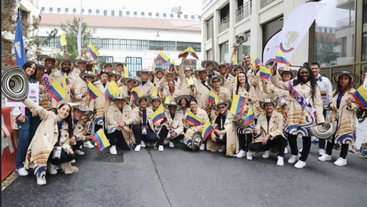 Así lucen los deportistas colombianos en la inauguración de los Juegos Olímpicos de París