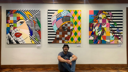 Disfrute de las obras del manizaleño Bruno Angel en el Club Manizales del centro