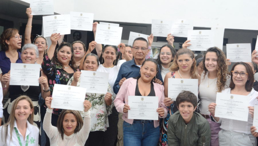 41 mujeres validaron su experiencia como cuidadoras en Manizales 