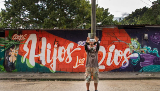 Muro de 160 metros cuadrados contará historias de comunidad de Santa Cecilia (Risaralda)