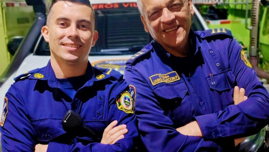 Bomberos en Caldas tienen cambio de mando luego de 14 años