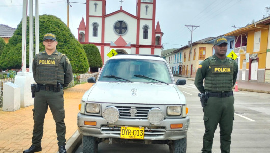 Carro robado en Buga estaba en Salamina (Caldas)
