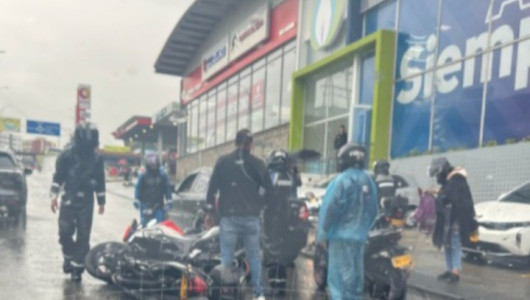 Primeros accidentes del día en Manizales: llueve, cuidado al conducir
