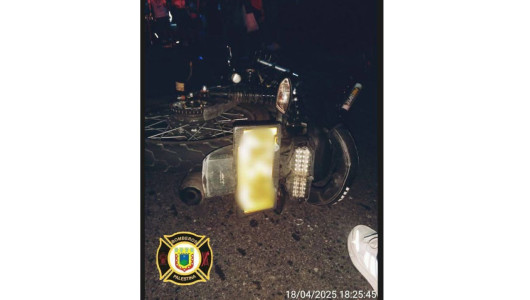 Un herido de gravedad tras choque entre carro y moto en el Centrosur de Caldas