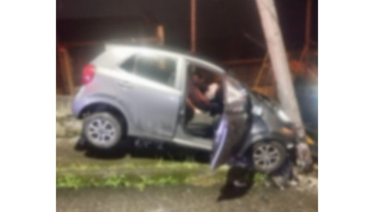 Manizales: se estrelló contra un poste, lo llevaron a centro médico y se escapó