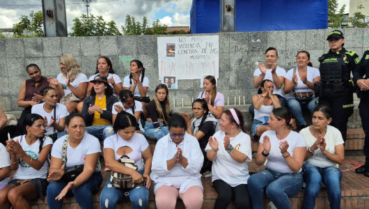 Trabajadoras sexuales de la Galería, en Manizales, condenan la muerte de Angie Tatiana y exigen garantías
