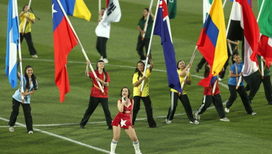 8 minutos con banderas y un show visual y musical: así inauguraron el Mundial Sub-20 de fútbol en Chile