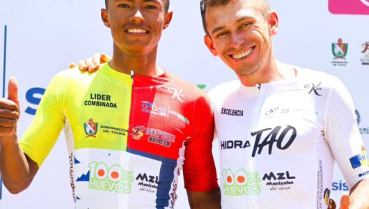 100% Huevos Manizales Caldas recibe dos lideratos en el Clásico RCN; Jhónatan Restrepo fue tercero en la etapa