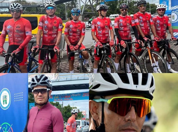 Ciclistas caldenses fueron protagonistas en la Vuelta a Colombia Senior Máster