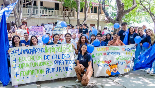 Se aplaza el futuro de las universidades: estudiantes se quedaron con las pancartas hechas 