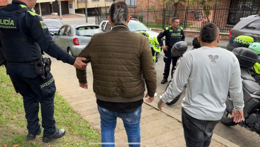 Policía detuvo en Palermo a motociclistas que intentaron robar hoy en Manizales 