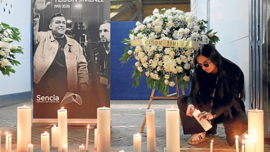 Miles de personas despidieron en Bogotá a Yeison Jiménez