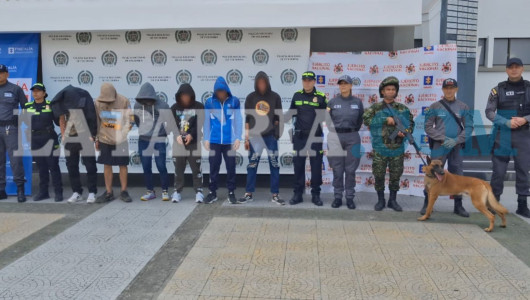 Operativo en centrosur de Caldas: capturan a 6 miembros de banda de microtráfico en 9 allanamientos