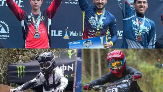 210 ciclomontañistas corrieron la primera válida de la Colombia Down Hill Series, 7 títulos para Caldas