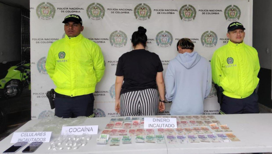 Capturan a dos personas por tráfico de drogas en Quindío: alias Tavo, con un largo prontuario