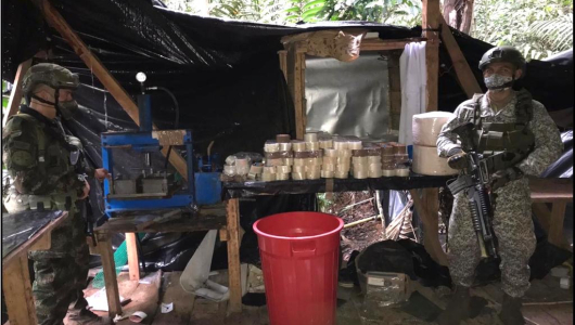 Autoridades desarman complejo que producía dos toneladas de cocaína a la semana en Antioquia