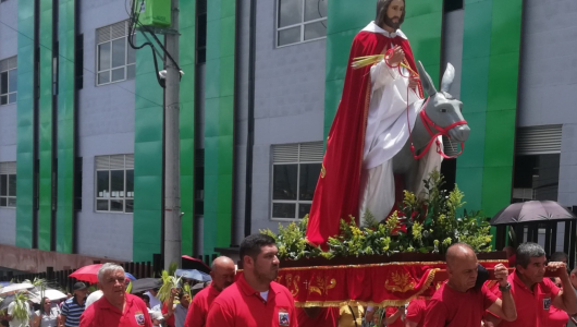En el occidente de Caldas vivieron con fervor y tradición la Procesión del Triunfo