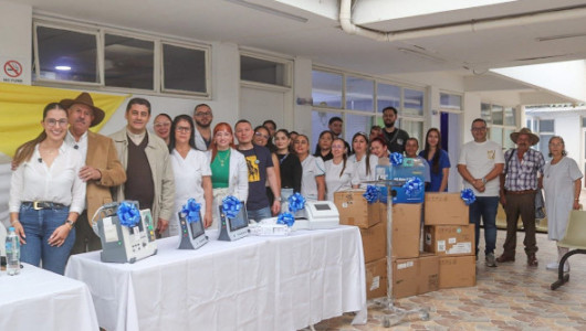 Hospital de este municipio de Caldas recibió equipos biomédicos esenciales para atender a sus usuarios