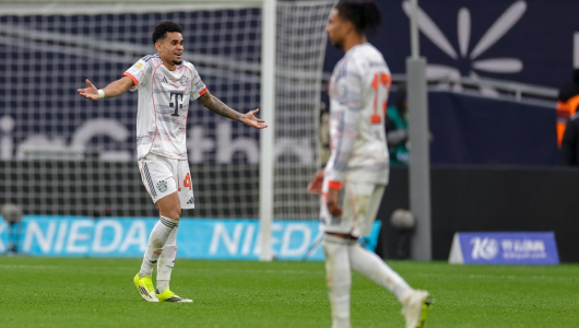 Luis Díaz: protagonista positivo y negativo, hizo gol y se fue expulsado con el Bayern ante el Leverkusen