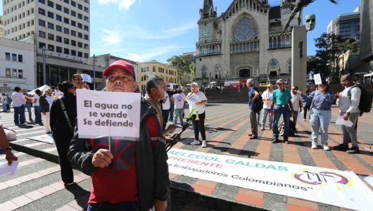 Definen plan para atender crisis de agua en un municipio de Caldas: autoridades acuerdan acciones urgentes
