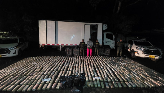 Golpe al narcotráfico en Caldas: incautaron 700 kilos de marihuana ocultos en carne en descomposición