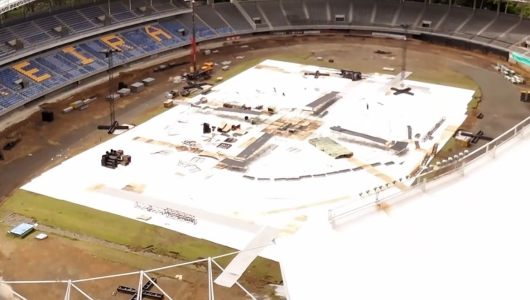 Se suspenden las obras en el estadio de Pereira por montaje de concierto de J Balvin 