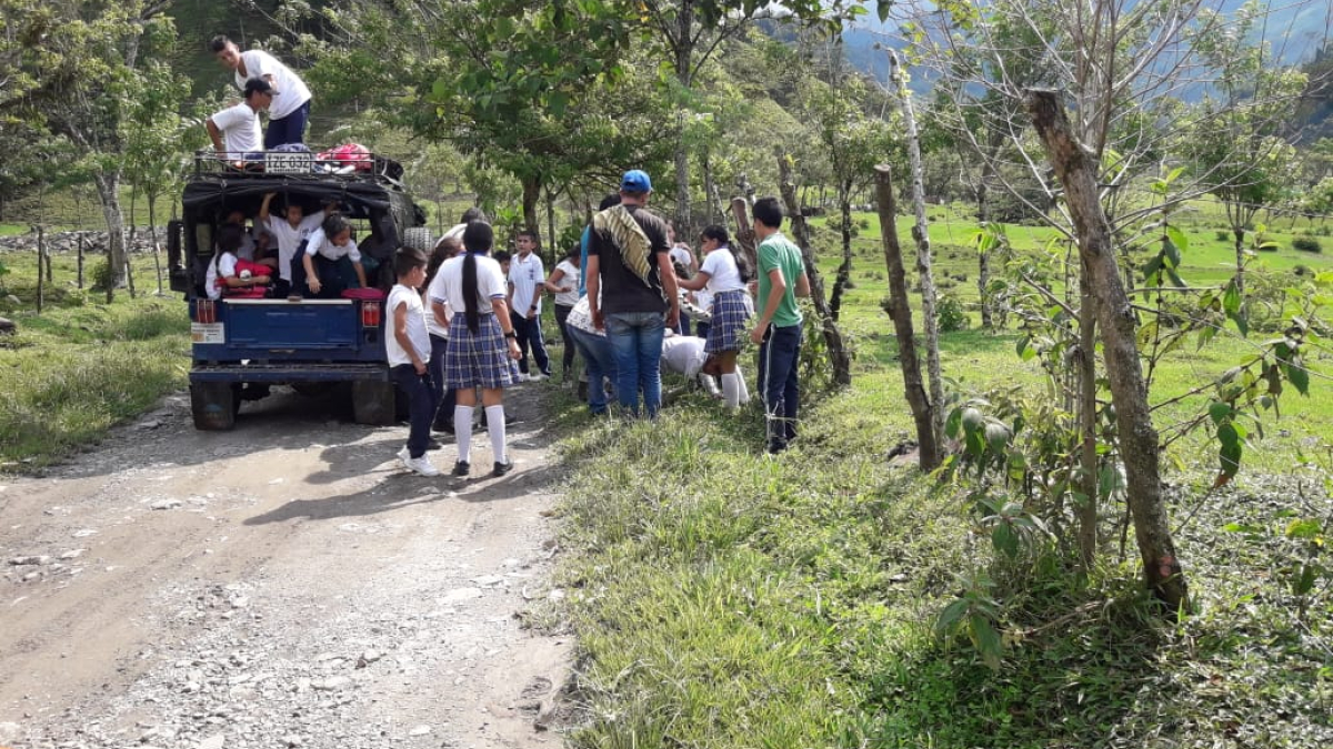 El accidente del jueves, entre Pueblo Nuevo y El Porvenir.