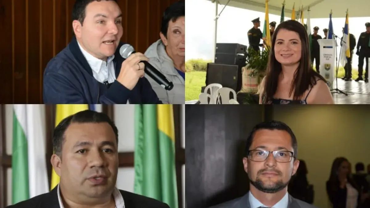 Miguel Trujillo, Paula Toro, Jhon Robert Osorio y Jorge Alberto Betancur.