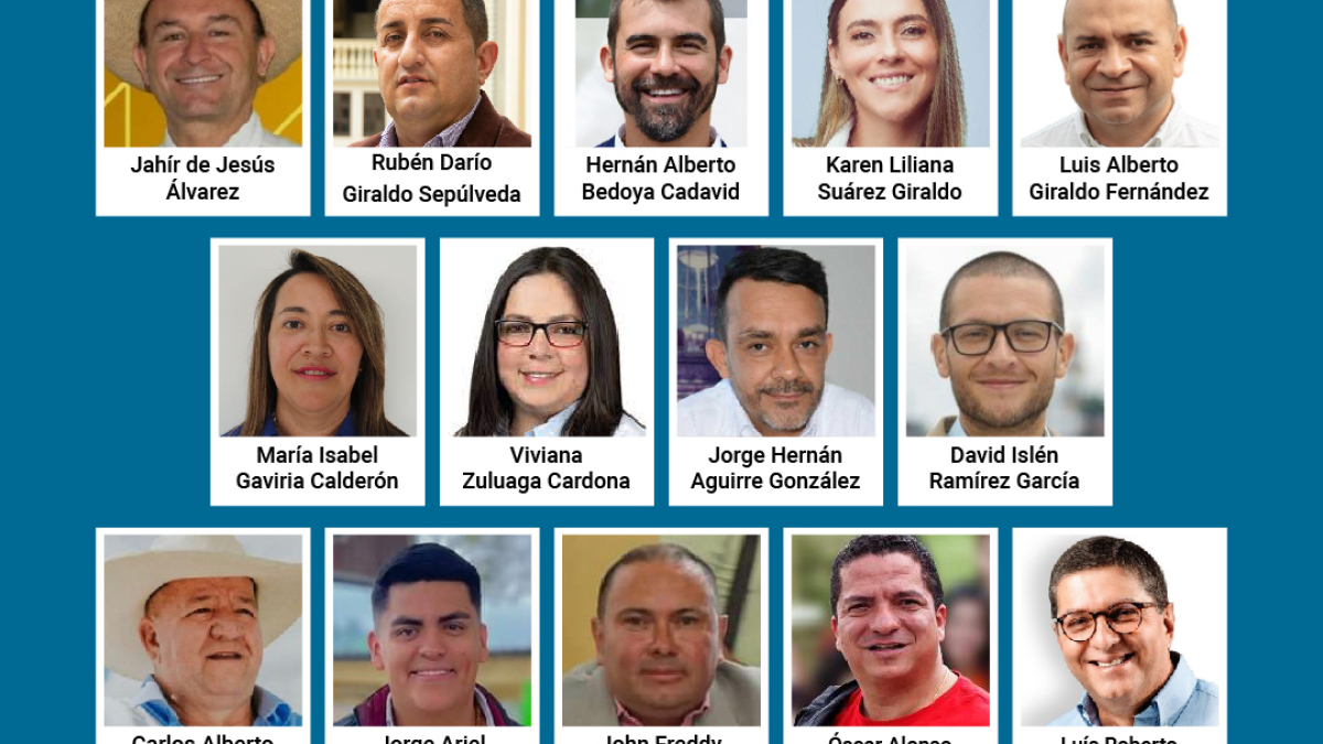 Esta es la lista oficial de los diputados que estarán en la Asamblea de Caldas (2024-2027)