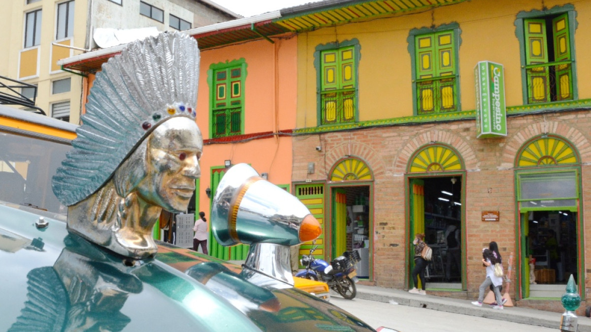 Arquitectura que se conserva: balcones, los otros ojos de Aguadas (Caldas)