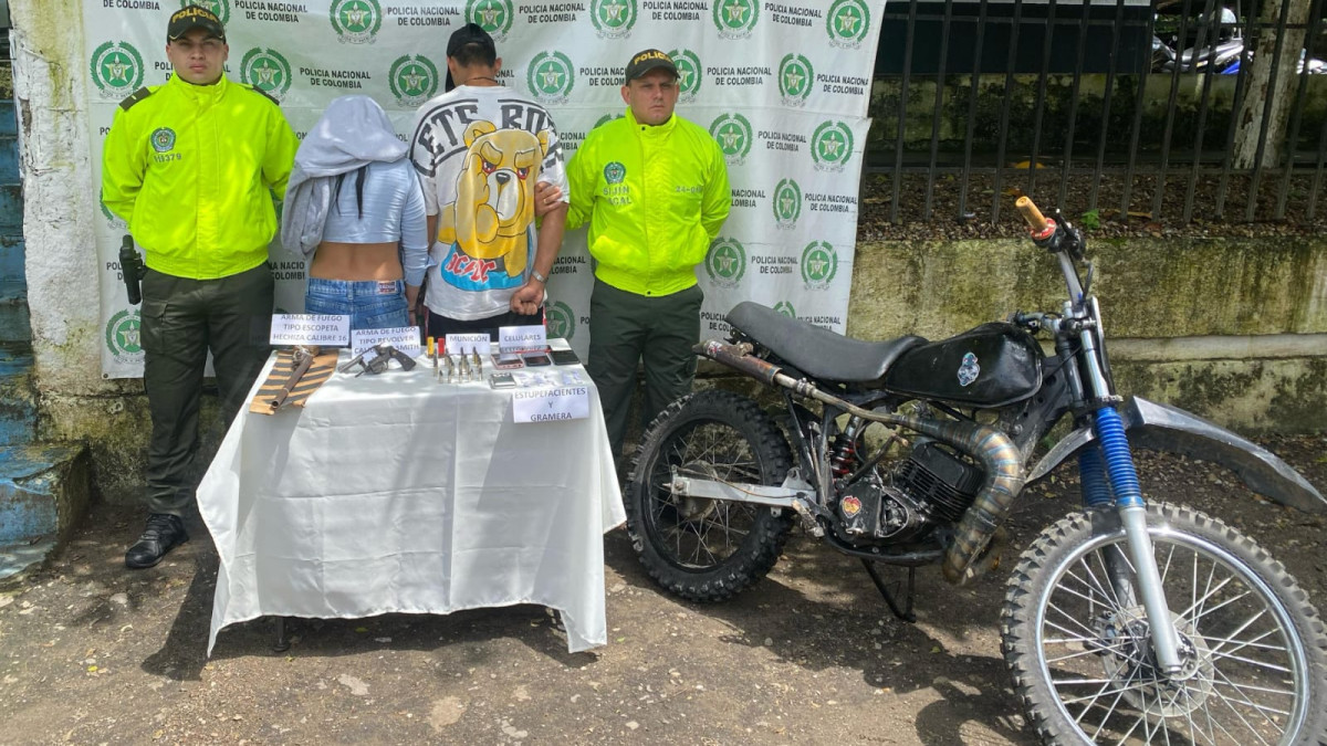 Tinto, dedicado supuestamente al sicariato en Tolima, cayó en compañía de su pareja en La Dorada.