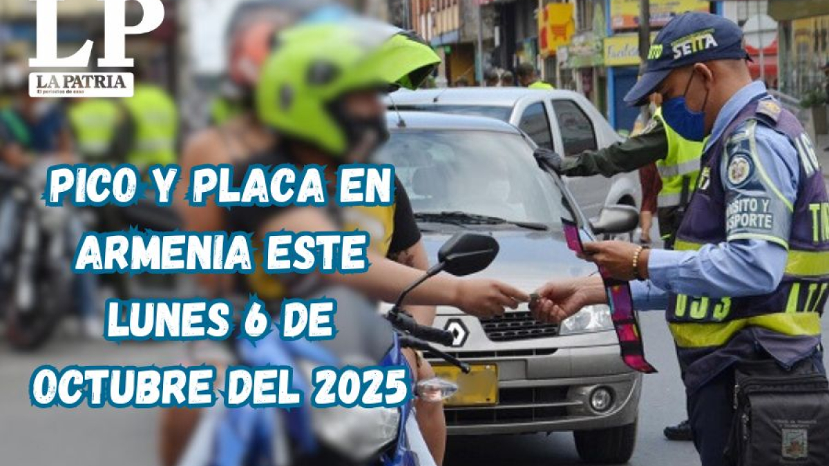 Pico y placa en Armenia
