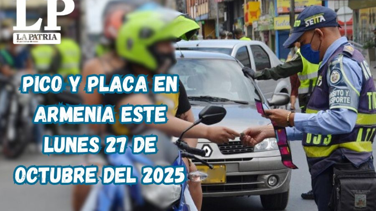 Pico y placa en Armenia