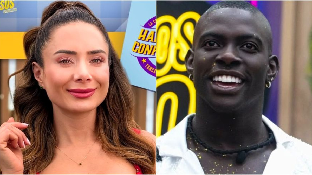 La actriz Jhoanna Fadul y el bailarín Campanita. 