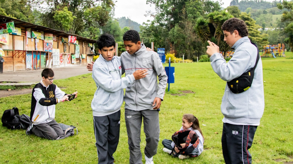En Manizales estudiantes con discapacidad realizan cortometraje con celulares