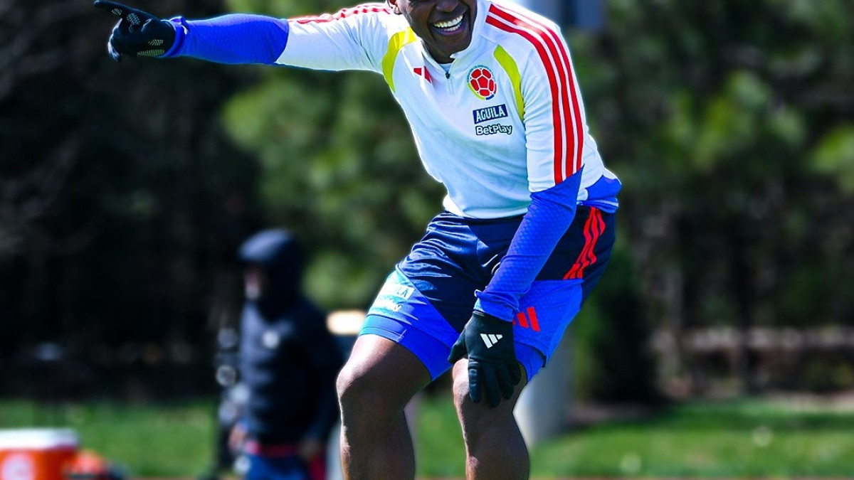 En el entrenamiento del día previo al partido ante Francia, hablaron los jugadores Jhon Arias, Yerson Mosquera y Santiago Arias.