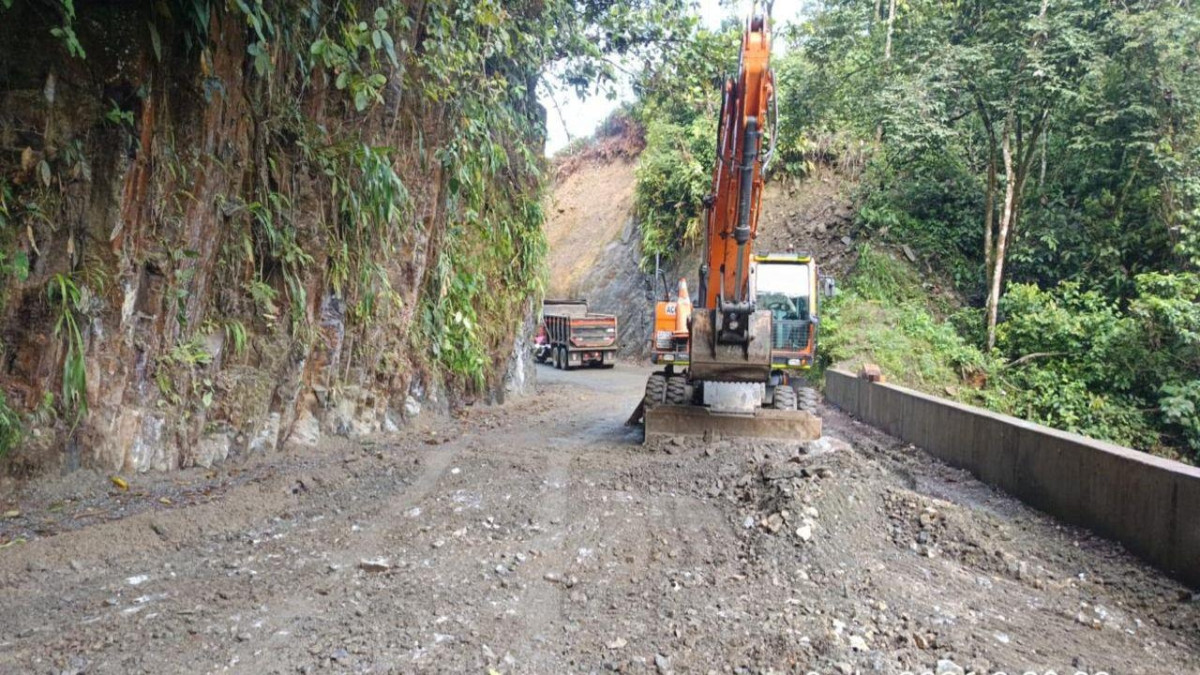 Planee su viaje del fin de semana con anticipación. En Caldas hay 10 vías con obras de mantenimiento y una ruta con un cierre total programado. En la foto, la vía La Dorada (Caldas) – Sonsón (Antioquia), en el corredor que conecta Florencia (Caldas) con Puente Linda (Antioquia).