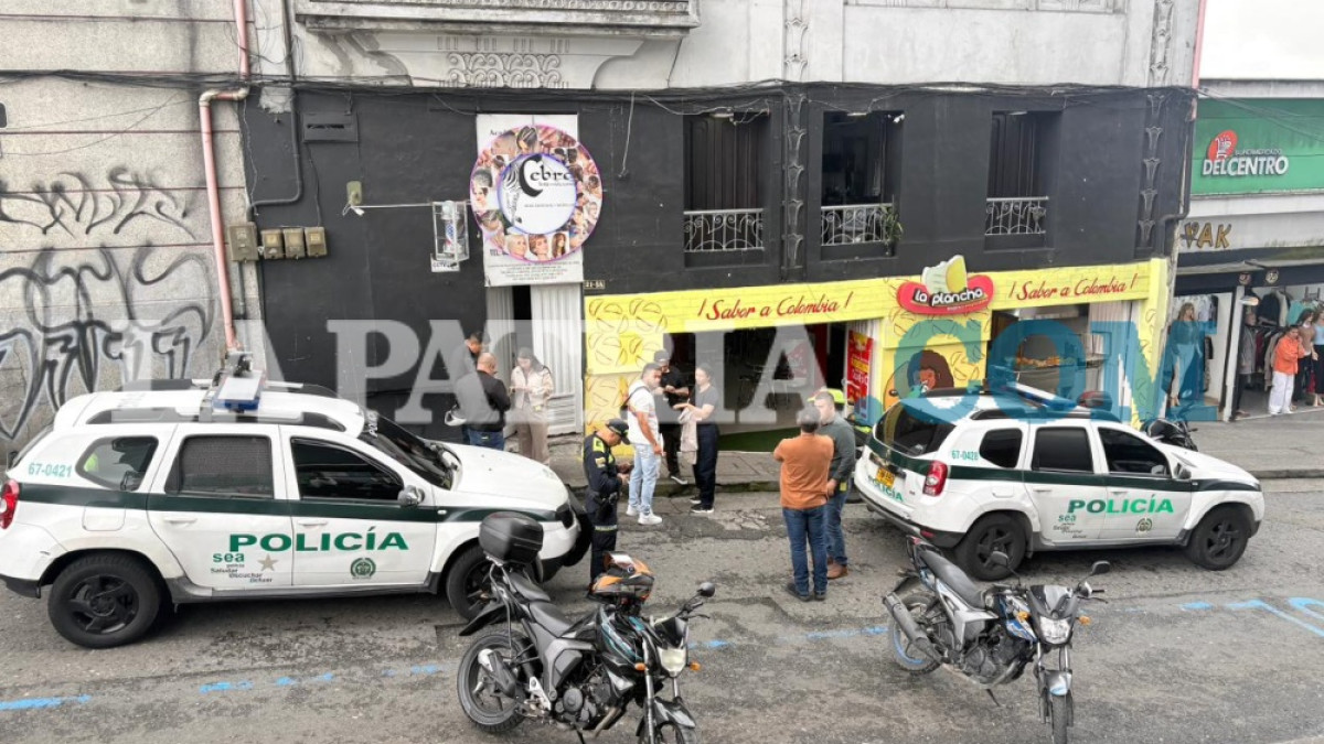 Este es el sector en donde ocurrió el homicidio en Manizales en la mañana de este lunes 13 de abril.