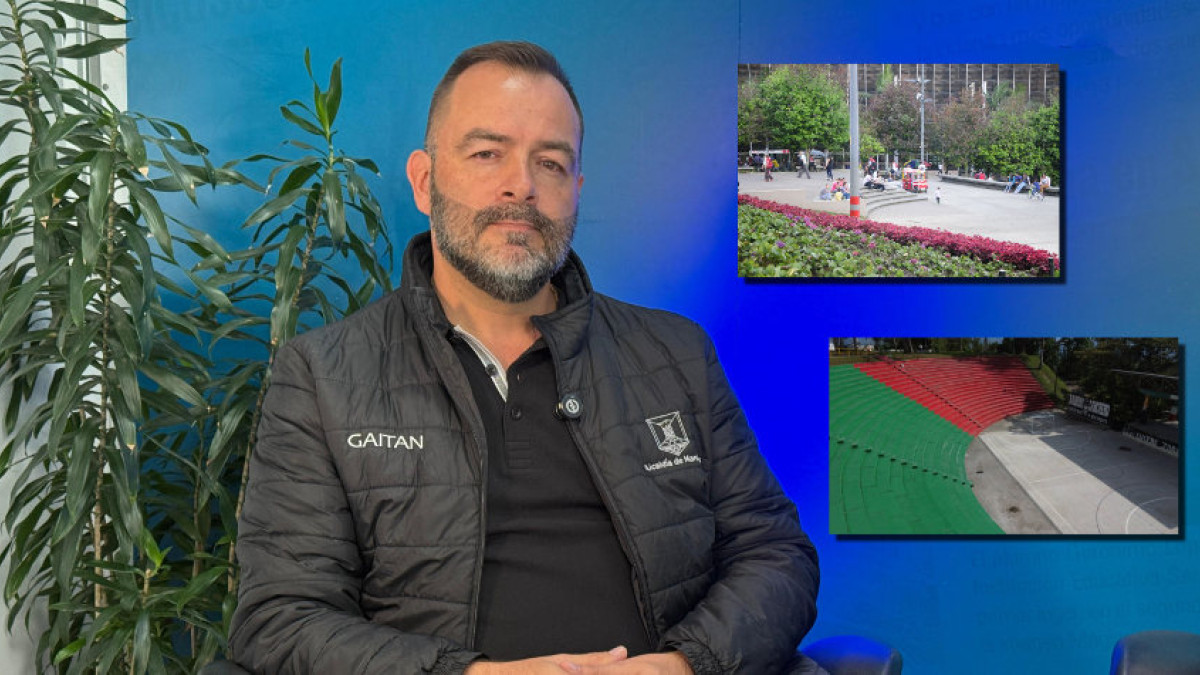 Andrés Mauricio Gaitán Guzmán, secretario del Interior de Manizales, durante su visita a LA PATRIA. 