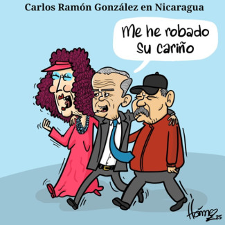 Caricatura 15 de agosto del 2025: Carlos Ramón González en Nicaragua